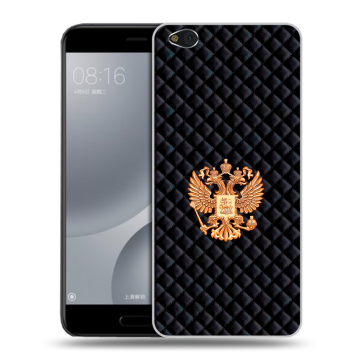 Пластиковый чехол на Xiaomi Mi5C с принтом Герб России принт Пластиковый чехол на Xiaomi Mi5C с принтом Герб России принт