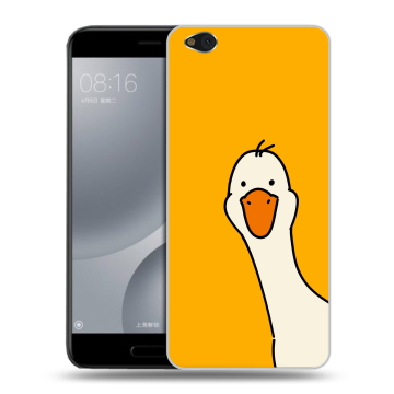 Пластиковый чехол на Xiaomi Mi5C с принтом Утка Пластиковый чехол на Xiaomi Mi5C с принтом Утка