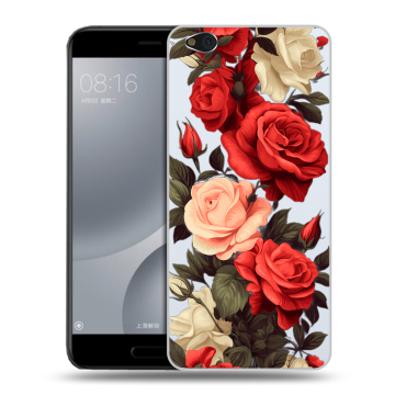Пластиковый чехол на Xiaomi Mi5C с принтом Розы