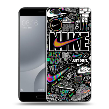 Пластиковый чехол на Xiaomi Mi5C с принтом Найк