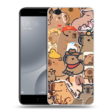Пластиковый чехол на Xiaomi Mi5C с принтом капибара Пластиковый чехол на Xiaomi Mi5C с принтом капибара