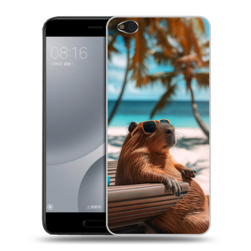 Пластиковый чехол на Xiaomi Mi5C с принтом Капибара Пластиковый чехол на Xiaomi Mi5C с принтом Капибара