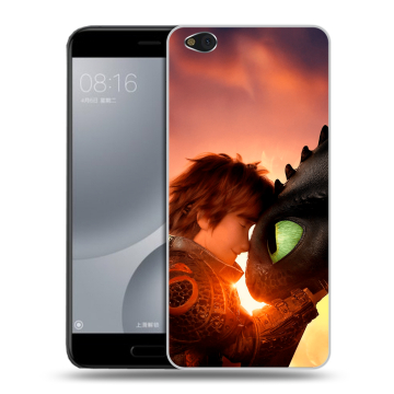 Пластиковый чехол на Xiaomi Mi5C с принтом Как приручить дракона Пластиковый чехол на Xiaomi Mi5C с принтом Как приручить дракона