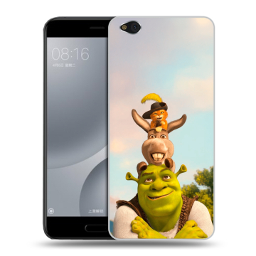 Пластиковый чехол на Xiaomi Mi5C с принтом Шрек Shrek