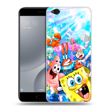 Пластиковый чехол на Xiaomi Mi5C с принтом спанчбоб спанч боб Пластиковый чехол на Xiaomi Mi5C с принтом спанчбоб спанч боб