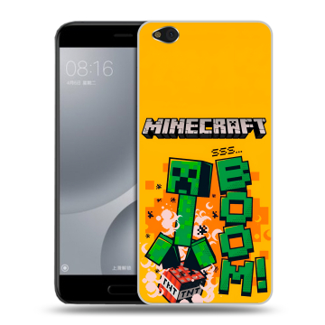 Пластиковый чехол на Xiaomi Mi5C с принтом Майнкрафт Minecraft