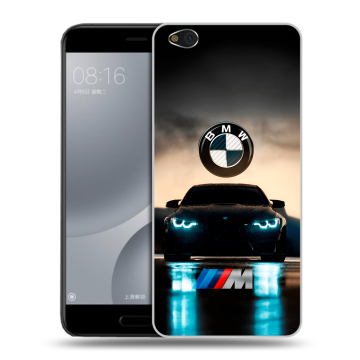 Пластиковый чехол на Xiaomi Mi5C с принтом БМВ BMW