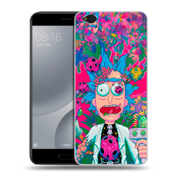 Пластиковый чехол на Xiaomi Mi5C с принтом Рик и Морти Rick Morty