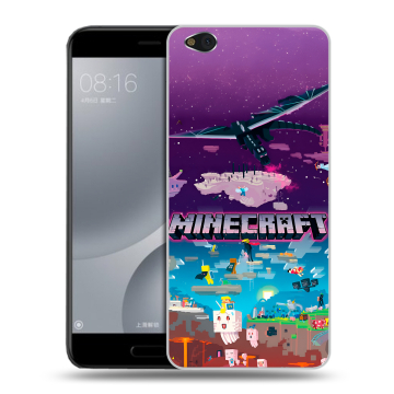 Пластиковый чехол на Xiaomi Mi5C с принтом Майнкрафт Minecraft