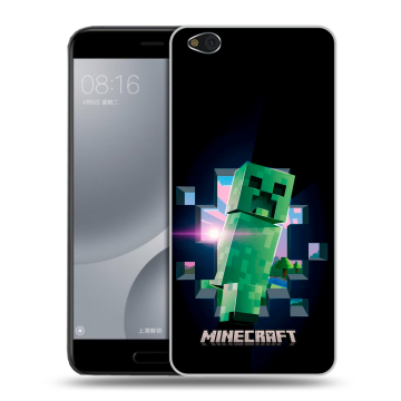 Пластиковый чехол на Xiaomi Mi5C с принтом Майнкрафт Minecraft