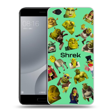 Пластиковый чехол на Xiaomi Mi5C с принтом Шрек Shrek