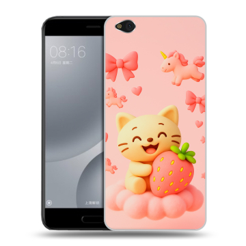 Пластиковый чехол на Xiaomi Mi5C с принтом для девочек