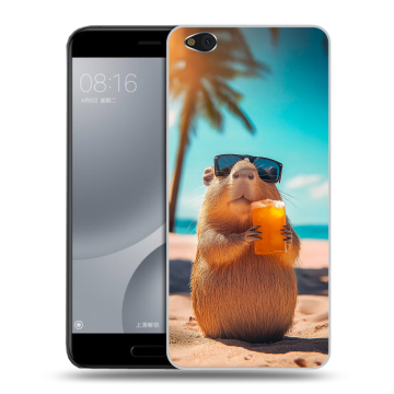 Пластиковый чехол на Xiaomi Mi5C с принтом Капибара Пластиковый чехол на Xiaomi Mi5C с принтом Капибара