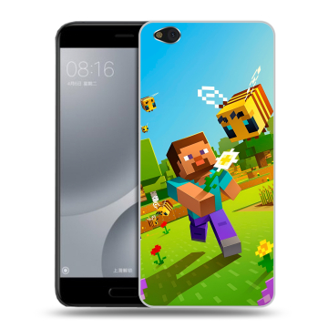 Пластиковый чехол на Xiaomi Mi5C с принтом Майнкрафт Minecraft Пластиковый чехол на Xiaomi Mi5C с принтом Майнкрафт Minecraft