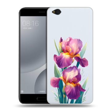 Пластиковый чехол на Xiaomi Mi5C с принтом Цветы орхидеи