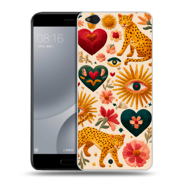 Пластиковый чехол на Xiaomi Mi5C с принтом Модный принт