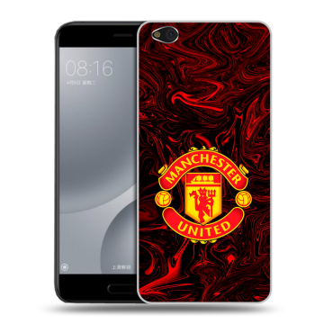 Пластиковый чехол на Xiaomi Mi5C с принтом Manchester United