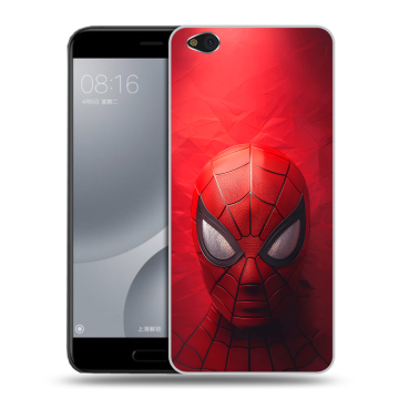 Пластиковый чехол на Xiaomi Mi5C с принтом Spiderman Человек паук Пластиковый чехол на Xiaomi Mi5C с принтом Spiderman Человек паук