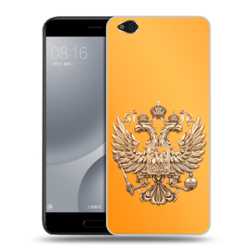 Пластиковый чехол на Xiaomi Mi5C с принтом Герб Флаг России