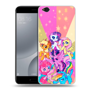 Пластиковый чехол на Xiaomi Mi5C с принтом My little pony Дружба чудо Пластиковый чехол на Xiaomi Mi5C с принтом My little pony Дружба чудо
