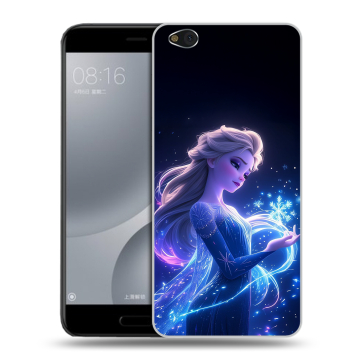 Пластиковый чехол на Xiaomi Mi5C с принтом Холодное сердце Frozen
