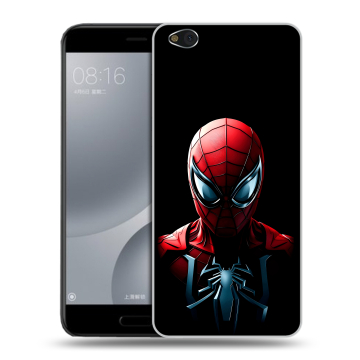 Пластиковый чехол на Xiaomi Mi5C с принтом Spiderman Человек паук Пластиковый чехол на Xiaomi Mi5C с принтом Spiderman Человек паук