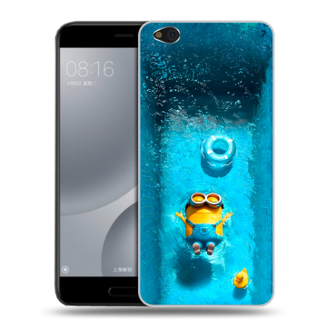 Пластиковый чехол на Xiaomi Mi5C с принтом Миньоны