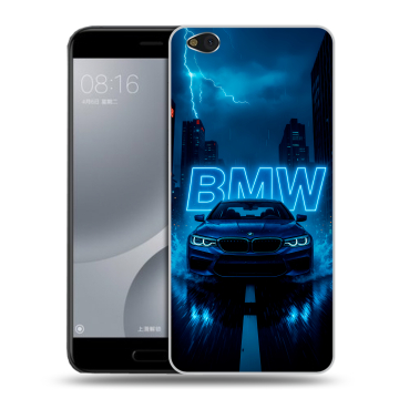 Пластиковый чехол на Xiaomi Mi5C с принтом BMW БМВ Пластиковый чехол на Xiaomi Mi5C с принтом BMW БМВ