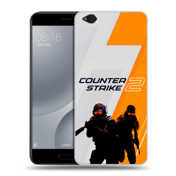 Пластиковый чехол на Xiaomi Mi5C с принтом Counter Strike