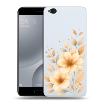 Пластиковый чехол на Xiaomi Mi5C с принтом для девушки