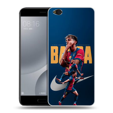 Пластиковый чехол на Xiaomi Mi5C с принтом Барселона Barca Yamal Пластиковый чехол на Xiaomi Mi5C с принтом Барселона Barca Yamal