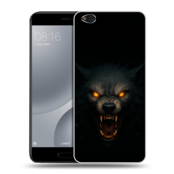Пластиковый чехол на Xiaomi Mi5C с принтом Волк