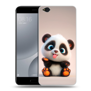 Пластиковый чехол на Xiaomi Mi5C с принтом милая панда