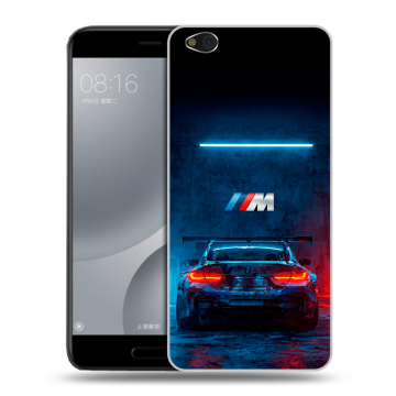 Пластиковый чехол на Xiaomi Mi5C с принтом BMW БМВ Пластиковый чехол на Xiaomi Mi5C с принтом BMW БМВ