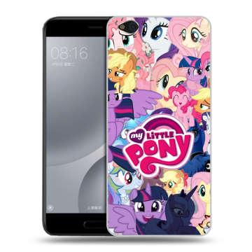 Пластиковый чехол на Xiaomi Mi5C с принтом My little pony Дружба чудо