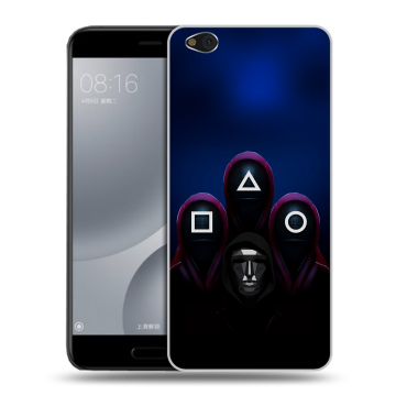 Пластиковый чехол на Xiaomi Mi5C с принтом Игра Кальмара