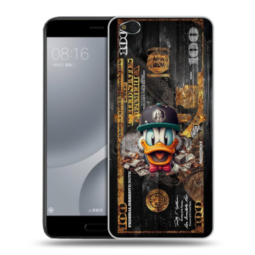 Пластиковый чехол на Xiaomi Mi5C с принтом Дональд Дак Доллар Пластиковый чехол на Xiaomi Mi5C с принтом Дональд Дак Доллар