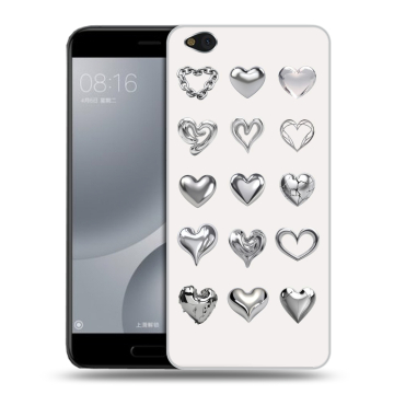 Пластиковый чехол на Xiaomi Mi5C с принтом Y2K сердечки Пластиковый чехол на Xiaomi Mi5C с принтом Y2K сердечки
