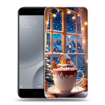 Пластиковый чехол на Xiaomi Mi5C с принтом Новый год