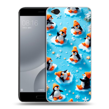 Пластиковый чехол на Xiaomi Mi5C с принтом Новый год
