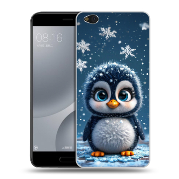 Пластиковый чехол на Xiaomi Mi5C с принтом Новый год