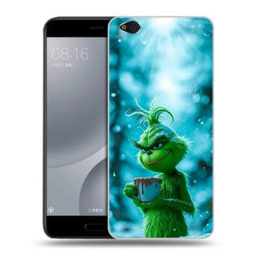 Пластиковый чехол на Xiaomi Mi5C с принтом Новый год гринч