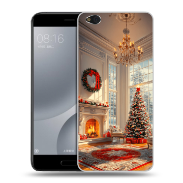 Пластиковый чехол на Xiaomi Mi5C с принтом Новый год