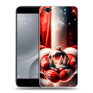 Пластиковый чехол на Xiaomi Mi5C с принтом Новый год