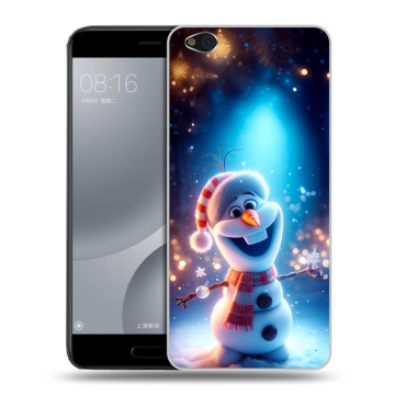 Пластиковый чехол на Xiaomi Mi5C с принтом Новый год