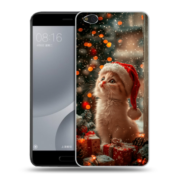 Пластиковый чехол на Xiaomi Mi5C с принтом Новый год
