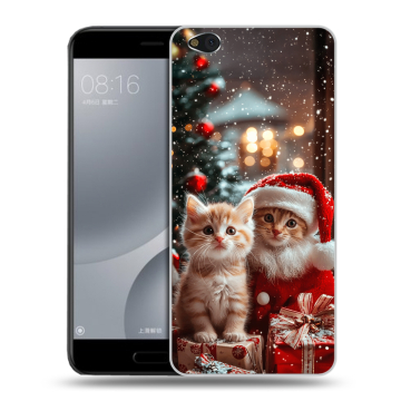 Пластиковый чехол на Xiaomi Mi5C с принтом Новый год