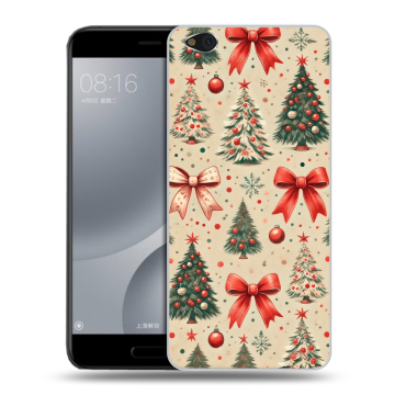Пластиковый чехол на Xiaomi Mi5C с принтом Новый год