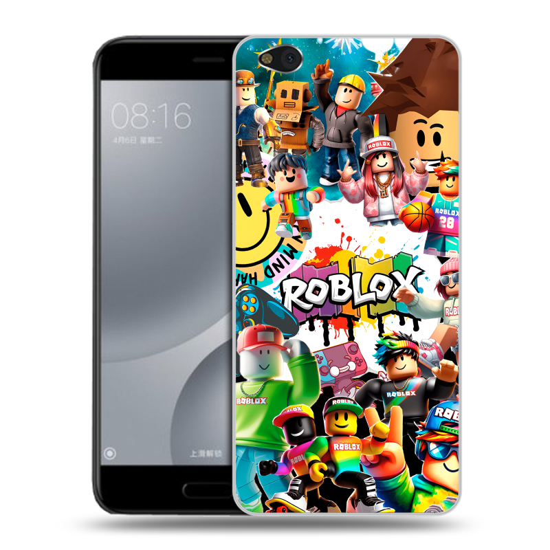 Пластиковый чехол на Xiaomi Mi5C с принтом Roblox Роблокс Пластиковый чехол на Xiaomi Mi5C с принтом Roblox Роблокс