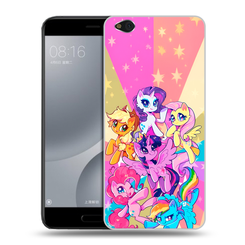 Пластиковый чехол на Xiaomi Mi5C с принтом My little pony Дружба чудо Пластиковый чехол на Xiaomi Mi5C с принтом My little pony Дружба чудо